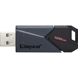 Kingston DataTraveler Exodia Onyx 128 GB, Lápiz USB negro/Negro