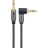 goobay 65279, Cable negro/Plateado