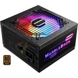 Enermax MARBLEBRON unidad de fuente de alimentación 850 W 24-pin ATX ATX Negro, Fuente de alimentación de PC negro, 850 W, 100 - 240 V, 47 - 63 Hz, 11-5.5 A, 8 A, 4 A