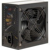 Inter-Tech Argus BPS-600 unidad de fuente de alimentación 600 W 20+4 pin ATX ATX Negro, Fuente de alimentación de PC negro, 600 W, 100 - 240 V, 47 - 63 Hz, 8/4 A, 100 W, 520 W