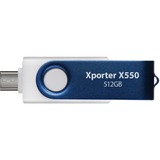 Patriot PS512GX550AAD, Lápiz USB azul/blanco