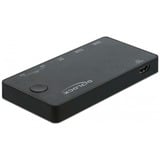 DeLOCK 11477 interruptor KVM Negro, Switch KVM 3840 x 2160 Pixeles, Negro