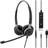 EPOS | Sennheiser IMPACT SC 665, Auriculares con micrófono negro