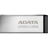 ADATA UR350-128G-RSR/BK, Lápiz USB níquel/Negro