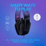 Logitech G335, Auriculares para gaming negro