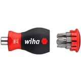 Wiha SB380103, 33744, Destornillador negro/Rojo