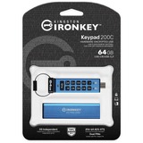 Kingston IronKey Keypad 200 64 GB, Lápiz USB 