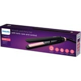 Philips BHS378/00, Plancha de pelo negro/rosado