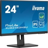 iiyama XUB2463HSU-B1, Monitor LED negro (mate)