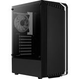 Aerocool Bionic Midi Tower Negro, Cajas de torre negro, Midi Tower, PC, Negro, ATX, micro ATX, Mini-ITX, Acrilonitrilo butadieno estireno (ABS), SPCC, Juego