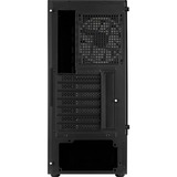 Aerocool Bionic Midi Tower Negro, Cajas de torre negro, Midi Tower, PC, Negro, ATX, micro ATX, Mini-ITX, Acrilonitrilo butadieno estireno (ABS), SPCC, Juego