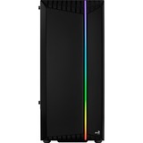 Aerocool Bionic Midi Tower Negro, Cajas de torre negro, Midi Tower, PC, Negro, ATX, micro ATX, Mini-ITX, Acrilonitrilo butadieno estireno (ABS), SPCC, Juego