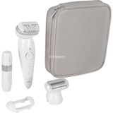 Braun 7500435225182, Depiladora blanco/Plateado