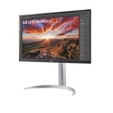 LG 27UP85NP, Monitor LED plateado/Negro