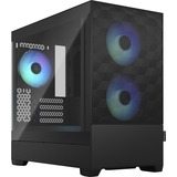 Fractal Design Pop Mini Air Mini Tower Negro, Cajas de torre negro, Mini Tower, PC, Negro, micro ATX, Mini-ITX, Acero, Vidrio templado, Multi