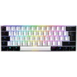 Sharkoon SGK50 S4 teclado USB QWERTY Español Blanco, Teclado para gaming blanco/Negro, 60%, USB, QWERTY, LED RGB, Blanco