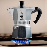 Bialetti 0001167/X2, Cafetera espresso plateado