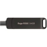 Patriot PE64GR550DSAD, Lápiz USB negro