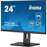 iiyama XUB2492HSU-B6, Monitor LED negro (mate)