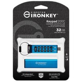 Kingston IronKey Keypad 200 32 GB, Lápiz USB 