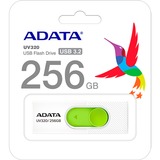 ADATA AUV320-256G-RWHGN, Lápiz USB blanco/Verde