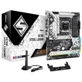 ASRock 90-MXBJ00-A0UAYZ, Placa base plateado/Negro