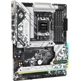 ASRock 90-MXBJ00-A0UAYZ, Placa base plateado/Negro