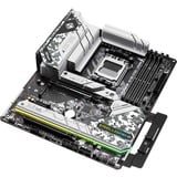 ASRock 90-MXBJ00-A0UAYZ, Placa base plateado/Negro