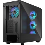 Fractal Design Meshify 2 RGB Negro, Cajas de torre negro, PC, Negro, ATX, EATX, micro ATX, Mini-ITX, Acero, Vidrio templado, Multi, Ventiladores de la caja