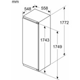 Bosch KIR81VFE0, Refrigerador de espacio completo 