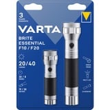 VARTA 15628101402, Linterna plateado/Negro