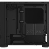 Fractal Design Pop Mini Silent Mini Tower Negro, Cajas de torre negro, Mini Tower, PC, Negro, micro ATX, Mini-ITX, Acero, 17 cm