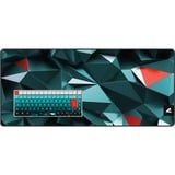 Sharkoon SKILLER SGK50 S3 Design Bundle D1, Conjunto gris-verde/Rojo