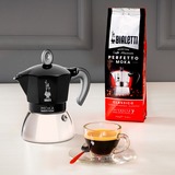 Bialetti 0006932/NP, Cafetera espresso negro/Plateado