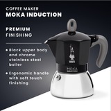 Bialetti 0006932/NP, Cafetera espresso negro/Plateado