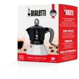 Bialetti 0006932/NP, Cafetera espresso negro/Plateado