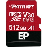 Patriot PEF512GEP31MCX, Tarjeta de memoria rojo/Negro