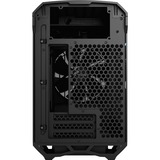 Fractal Design Torrent Nano Micro Torre Negro, Cajas de torre negro, Micro Torre, PC, Negro, Micro-ITX, Vidrio templado, 16,5 cm