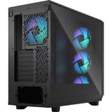 Fractal Design Meshify 2 Lite Negro, Cajas de torre negro, PC, Negro, ATX, EATX, micro ATX, Mini-ITX, Acero, Vidrio templado, Multi, Ventiladores de la caja