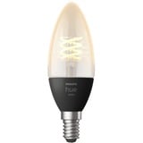 Philips Hue Vela - Bombilla inteligente E14, Lámpara LED Philips Hue White Vela - Bombilla inteligente E14, Bombilla inteligente, Negro, Bluetooth/Zigbee, LED, E14, Blanco suave