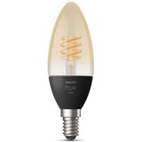 Philips Hue Vela - Bombilla inteligente E14, Lámpara LED Philips Hue White Vela - Bombilla inteligente E14, Bombilla inteligente, Negro, Bluetooth/Zigbee, LED, E14, Blanco suave