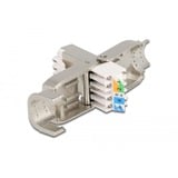 DeLOCK 86927 conector RJ-45 Plata, Enchufe RJ-45, Plata, Macho, Derecho, Zinc, Cat6a