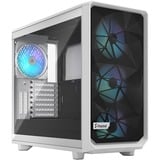 Fractal Design Meshify 2 RGB Blanco, Cajas de torre blanco, PC, Blanco, ATX, EATX, micro ATX, Mini-ITX, Acero, Vidrio templado, Multi, Ventiladores de la caja