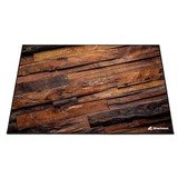 Sharkoon SKILLER SFM12 Wood Floor Mat, Alfombra protectora marrón