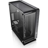 Thermaltake Core P6 Tempered Glass Mid Tower Midi Tower Negro, Caja abierta/Benchmark negro, Midi Tower, PC, Negro, SPCC, Vidrio templado, Juego, Azul, Verde, Rojo