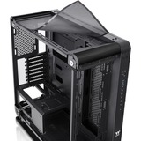 Thermaltake Core P6 Tempered Glass Mid Tower Midi Tower Negro, Caja abierta/Benchmark negro, Midi Tower, PC, Negro, SPCC, Vidrio templado, Juego, Azul, Verde, Rojo