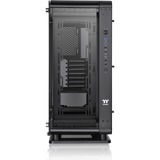 Thermaltake Core P6 Tempered Glass Mid Tower Midi Tower Negro, Caja abierta/Benchmark negro, Midi Tower, PC, Negro, SPCC, Vidrio templado, Juego, Azul, Verde, Rojo