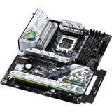 ASRock 90-MXBKD0-A0UAYZ, Placa base plateado/Negro