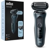 Braun Series 6 61-N1000s, Máquina de afeitar negro/Gris