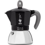 Bialetti 0006936/NP, Cafetera espresso negro/Plateado